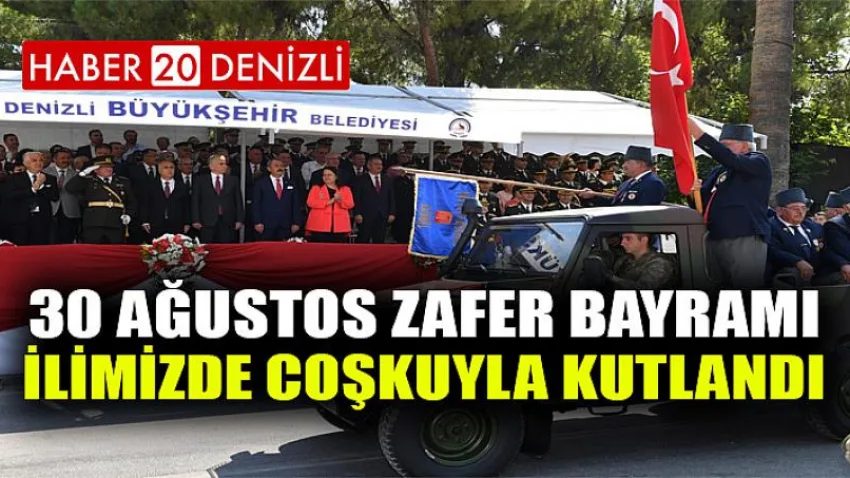 30 Ağustos Zafer Bayramı İlimizde Coşkuyla Kutlandı