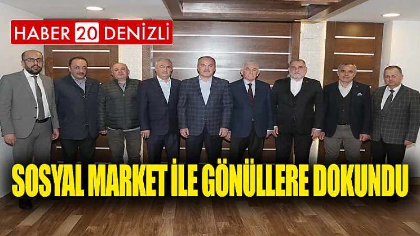Sosyal Market ile Gönüllere Dokundu