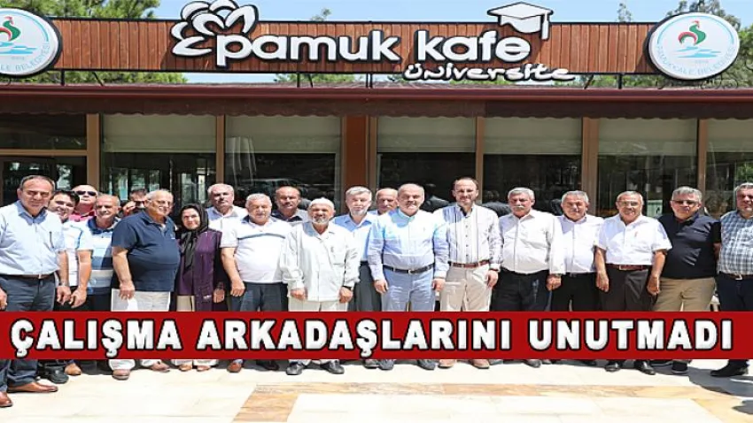 Çalışma Arkadaşlarını Unutmadı