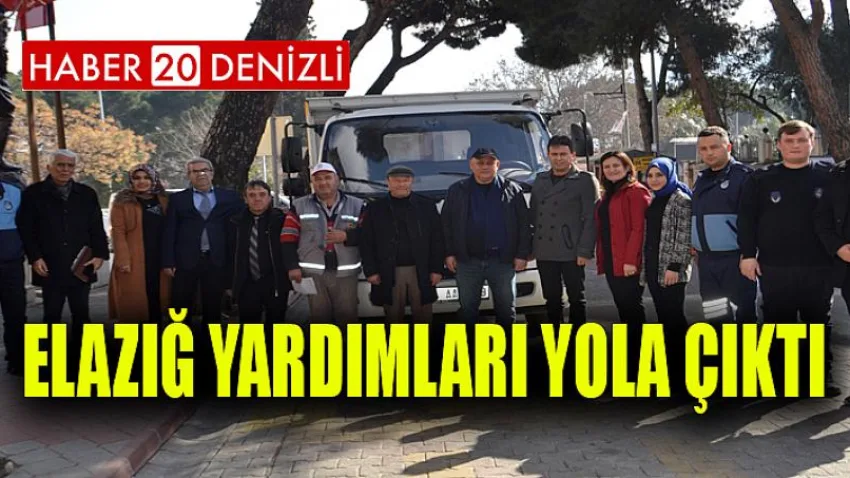 Elazığ Yardımları Yola Çıktı