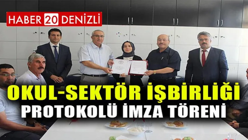 Okul-sektör İşbirliği Protokolü İmza Töreni