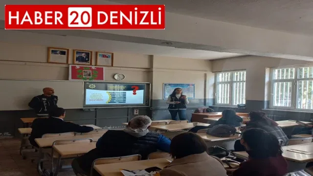 Denizli’de 220 kişi madde bağımlılığı konusunda bilgilendirildi