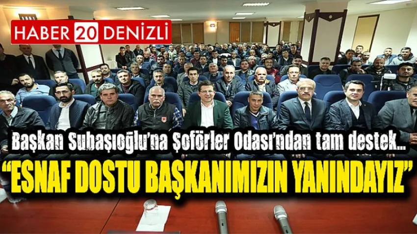 Esnaf Dostu Başkanımızın Yanındayız