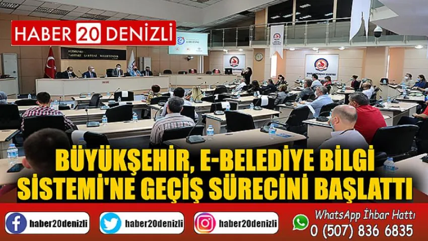Büyükşehir, e-Belediye Bilgi Sistemi'ne geçiş sürecini başlattı