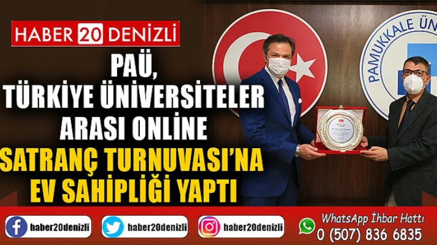 PAÜ, Türkiye Üniversiteler Arası Online Satranç Turnuvası’na Ev Sahipliği Yaptı