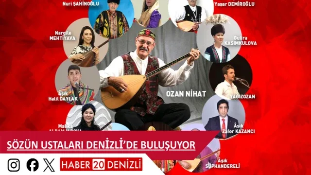 Sözün ustaları Denizli’de buluşuyor