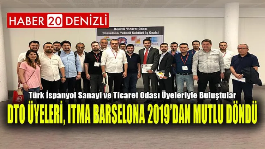 DTO Üyeleri, Itma Barselona 2019’Dan Mutlu Döndü