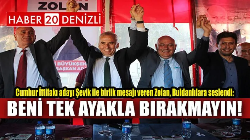 Beni tek ayakla bırakmayın!