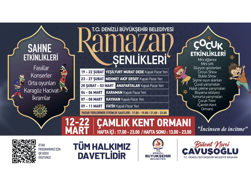 Denizli Büyükşehir Belediyesi Ramazan Şenliği