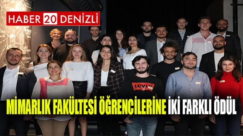 Mimarlık Fakültesi Öğrencilerine İki Farklı Ödül
