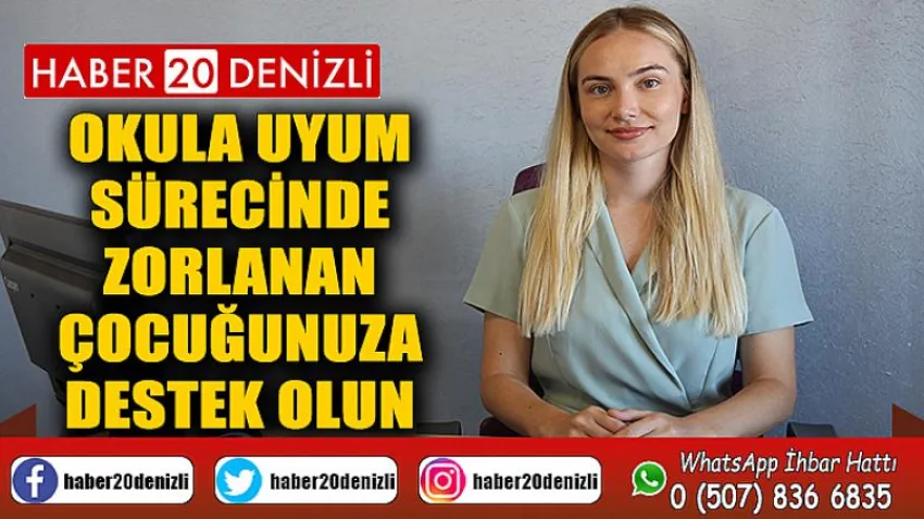 Okula uyum sürecinde zorlanan çocuğunuza destek olun