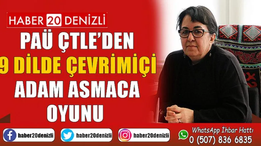 PAÜ ÇTLE’den 9 Dilde Çevrimiçi Adam Asmaca Oyunu
