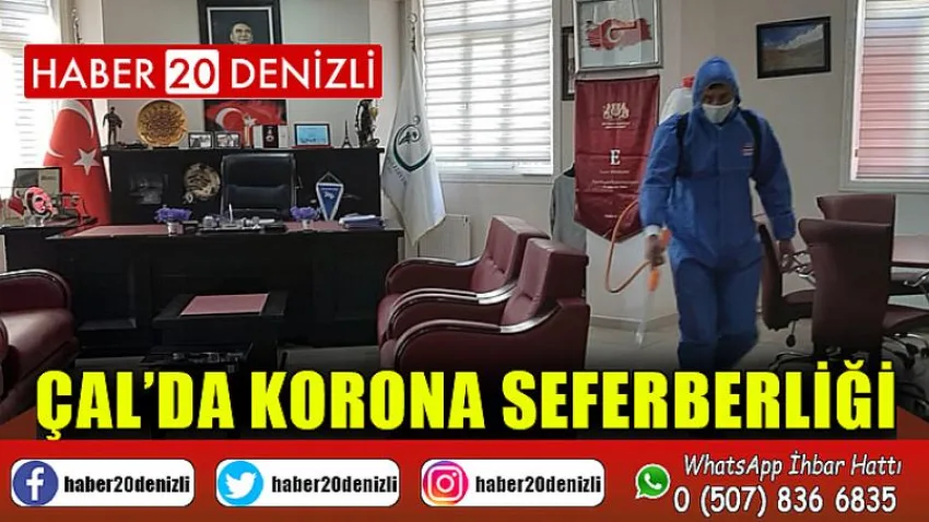 Çal’da Korona Seferberliği