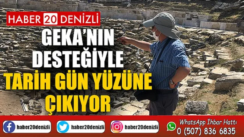 GEKA’nın desteğiyle tarih gün yüzüne çıkıyor