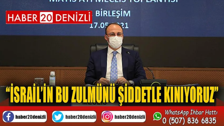 Pamukkale Belediye Meclisi’nden İsrail’e kınama