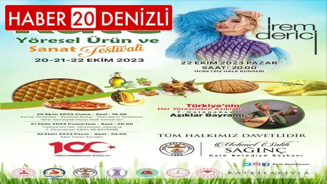 Kale Yöresel Ürün Festivaline Davet
