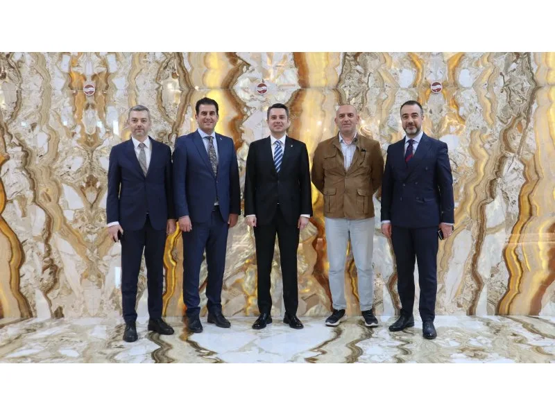 Başkan Güngör ve Ekrem Başer mermer sektörünü yalnız bırakmadı