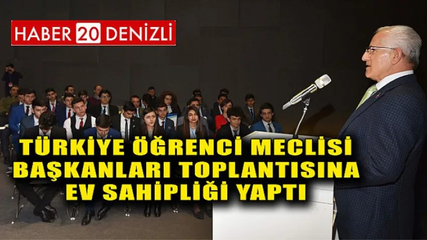 Türkiye Öğrenci Meclisi Başkanları Toplantısına Ev Sahipliği Yaptı