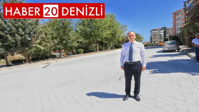 Pamukkale Belediyesi, Bağbaşı’nda yolları güzelleştiriyor