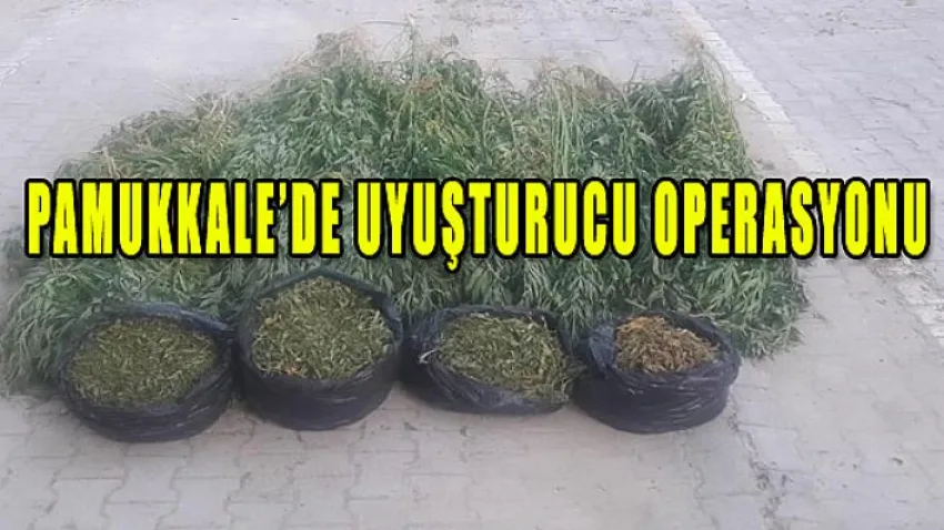 Pamukkale’ de Uyuşturucu Operasyonu