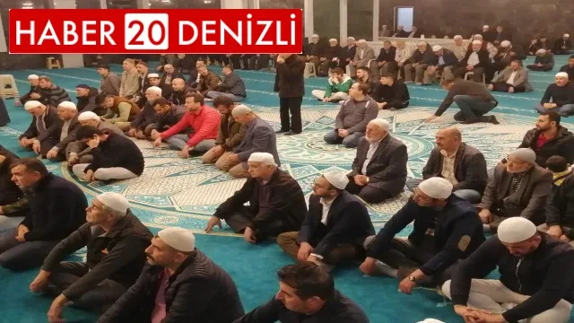Denizli’de 3 bin kişi Kadir Gecesini birlikte idrak etti