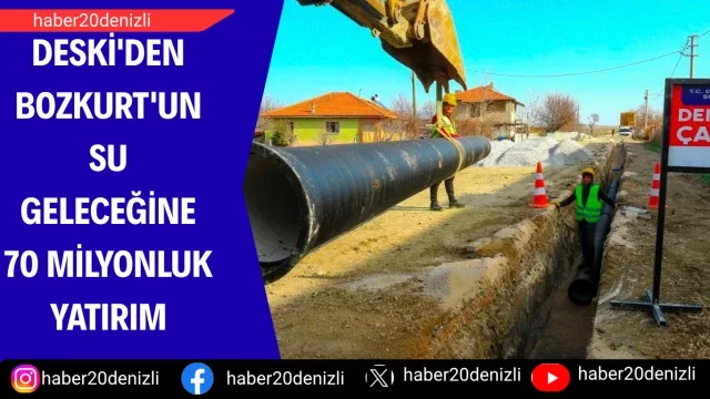 DESKİ'den Bozkurt'un su geleceğine 70 milyonluk yatırım
