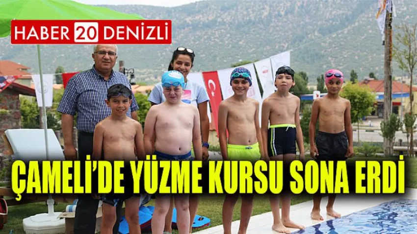 Çameli’de Yüzme Kursu Sona Erdi