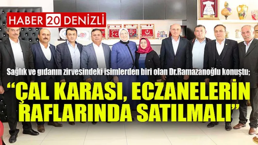 Çal Karası, Eczanelerin Raflarında Satılmalı