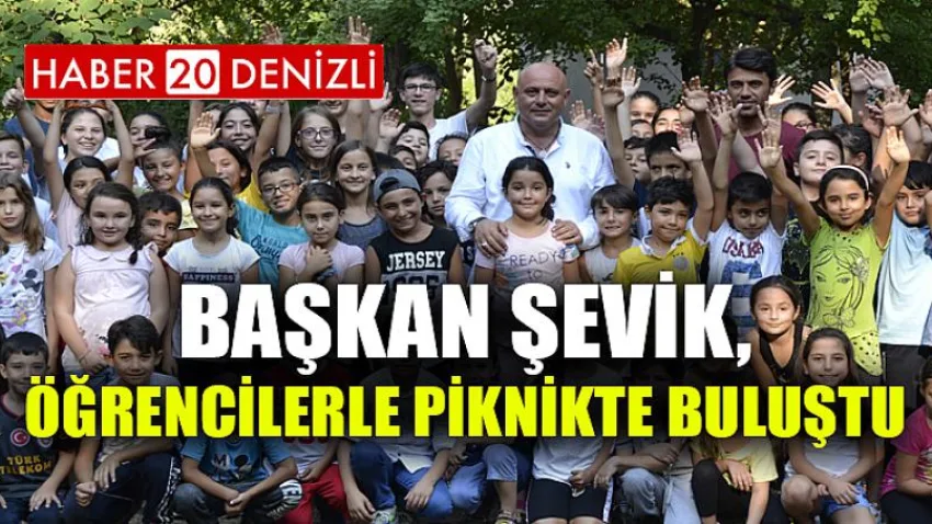 Başkan Şevik, öğrencilerle piknikte buluştu