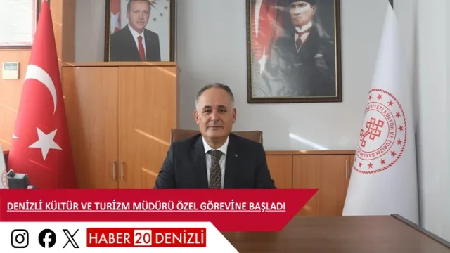 Denizli Kültür ve Turizm Müdürü Özel görevine başladı