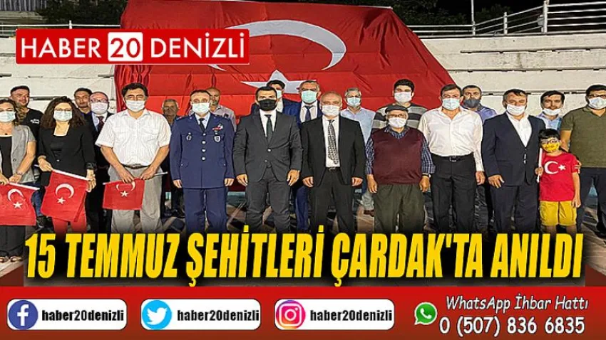 15 Temmuz şehitleri Çardak'ta anıldı