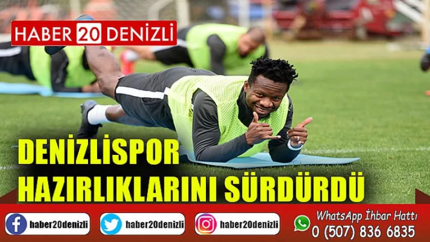 Denizlispor, hazırlıklarını sürdürdü