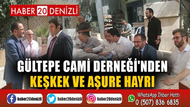 Gültepe Cami Derneği'nden Keşkek ve Aşure Hayrı