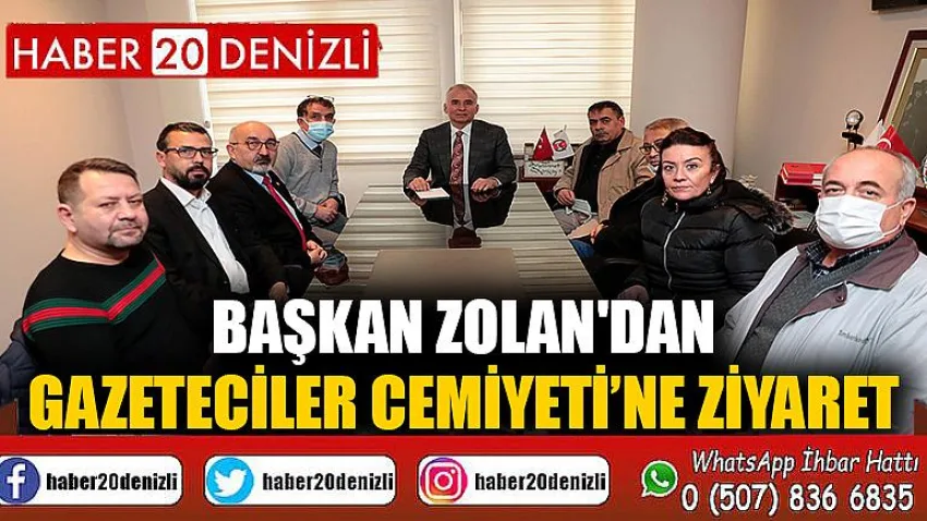 Başkan Zolan'dan Gazeteciler Cemiyeti’ne ziyaret