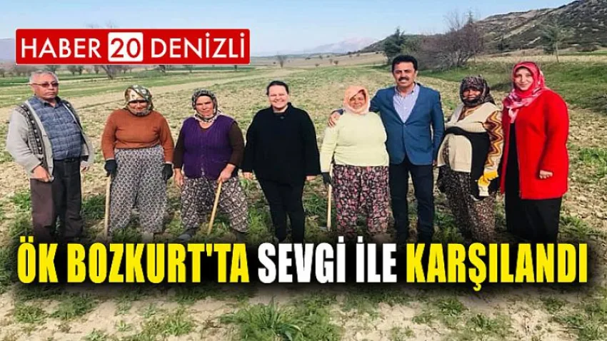 Ök Bozkurt'ta Sevgi ile Karşılandı
