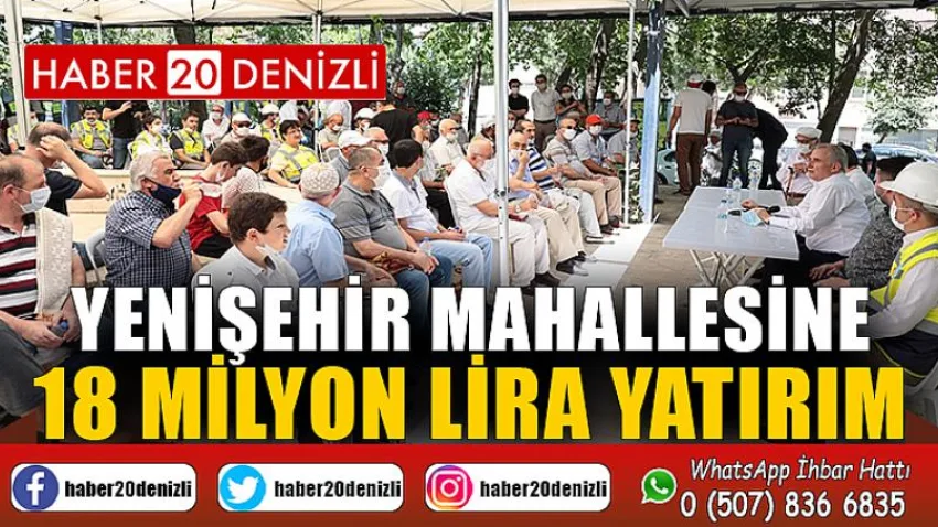 Yenişehir Mahallesine 18 milyon lira yatırım