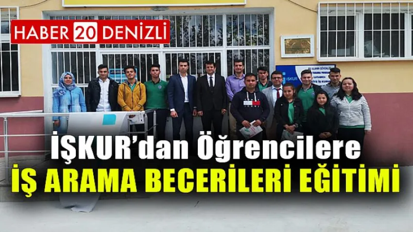 “İş Arama Becerileri Eğitimi” Verildi