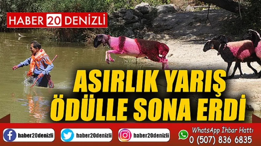 Asırlık yarış ödülle sona erdi