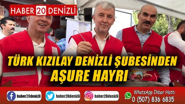 türk kızılay denizli şubesinden aşure hayrı
