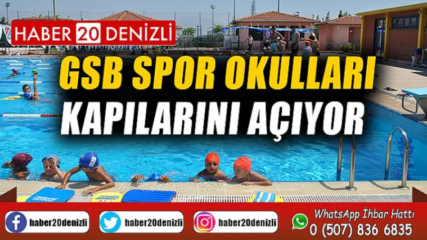 GSB Spor Okulları kapılarını açıyor