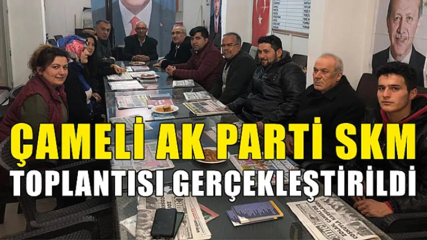 Çameli AK Parti SKM Toplantısı Gerçekleştirildi