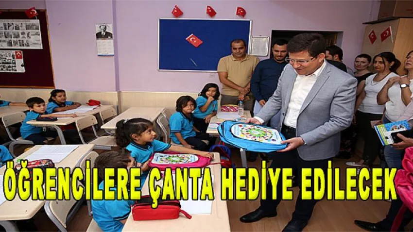 Öğrencilere Çanta Hediye Edilecek