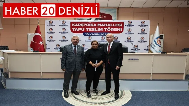 Karşıyakalıların tapu sevinci
