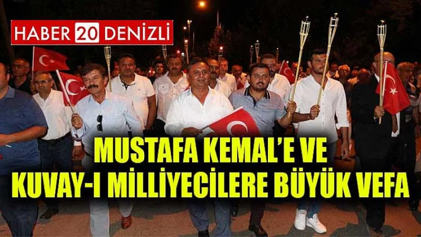 Mustafa Kemal’e ve Kuvay-ı Milliyecilere Büyük Vefa