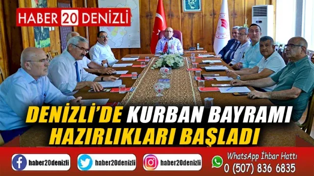 Denizli’de Kurban Bayramı hazırlıkları başladı