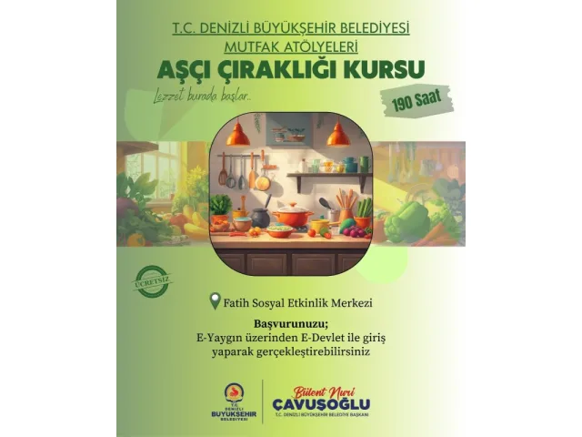 Denizli Büyükşehir geleceğin şeflerini yetiştirecek