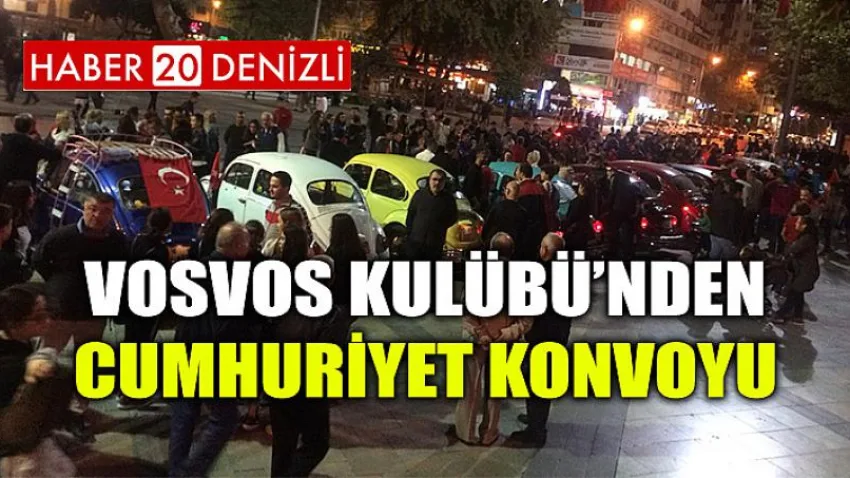 Vosvos Kulübü’nden Cumhuriyet konvoyu