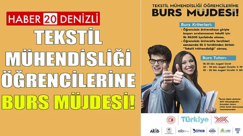 Tekstil Mühendisliği Öğrencilerine Burs Müjdesi!