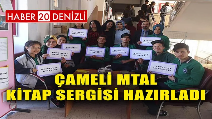 Çameli Mtal Kitap Sergisi Hazırladı