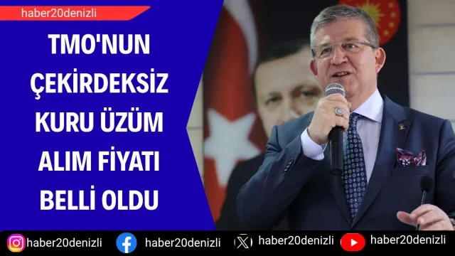TMO'nun çekirdeksiz kuru üzüm alım fiyatı belli oldu